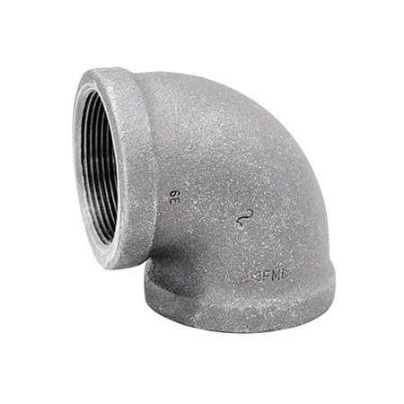 Anvil 2 in. FPT X 2 in. D FPT Black Malleable Iron 90 Degree Elbow 8700123956
